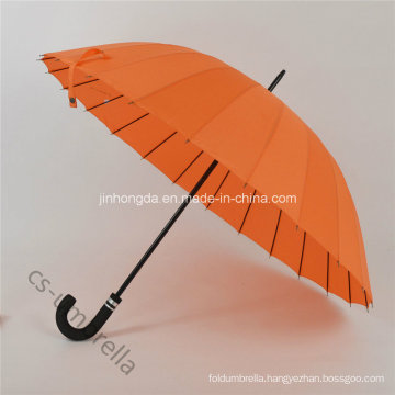 Plain Color 22"X24k Straight Outdoor Sun or Rain Umbrella (YSS0130-2)